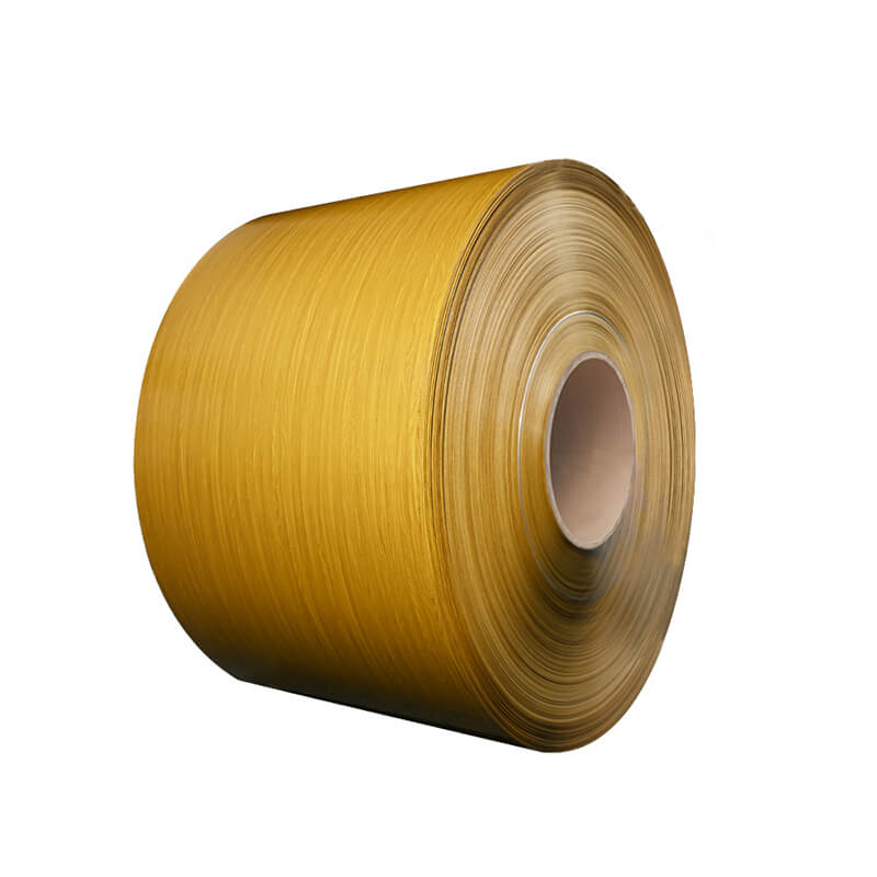 Chất lượng cao Pe Coated Rolls Woodgrain nhôm cuộn Ứng dụng cho tường bên ngoài 